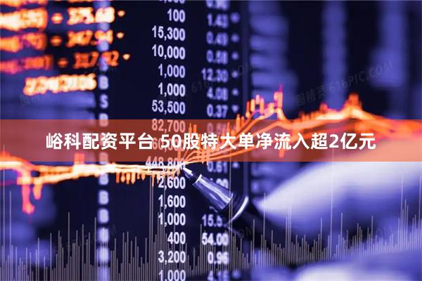 峪科配资平台 50股特大单净流入超2亿元
